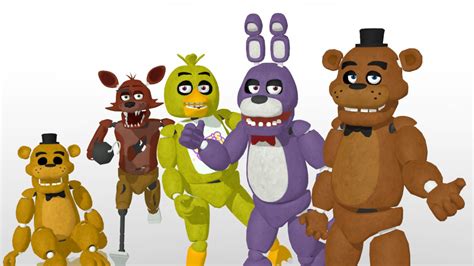 fnaf mmd models|5 nights at freddy's model.